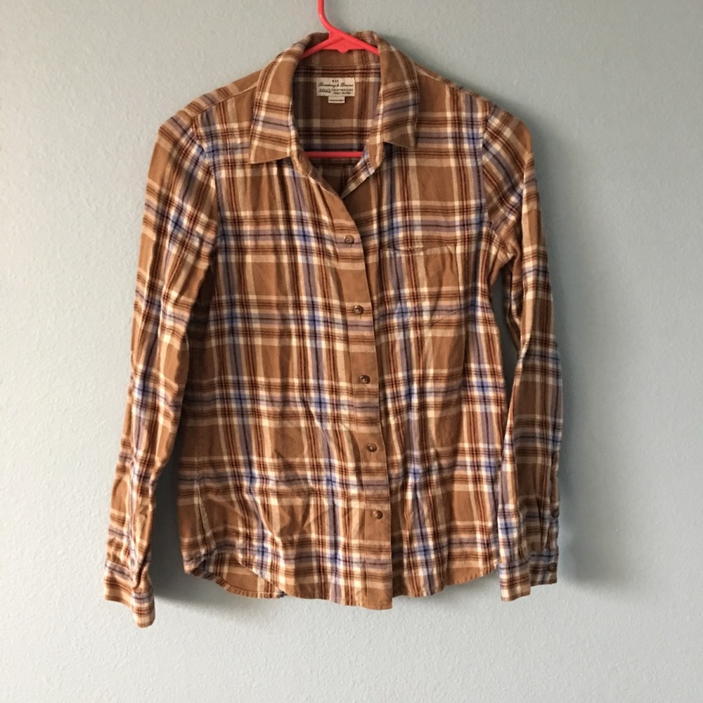 SOLD. Madewell Plaid Button Shirt